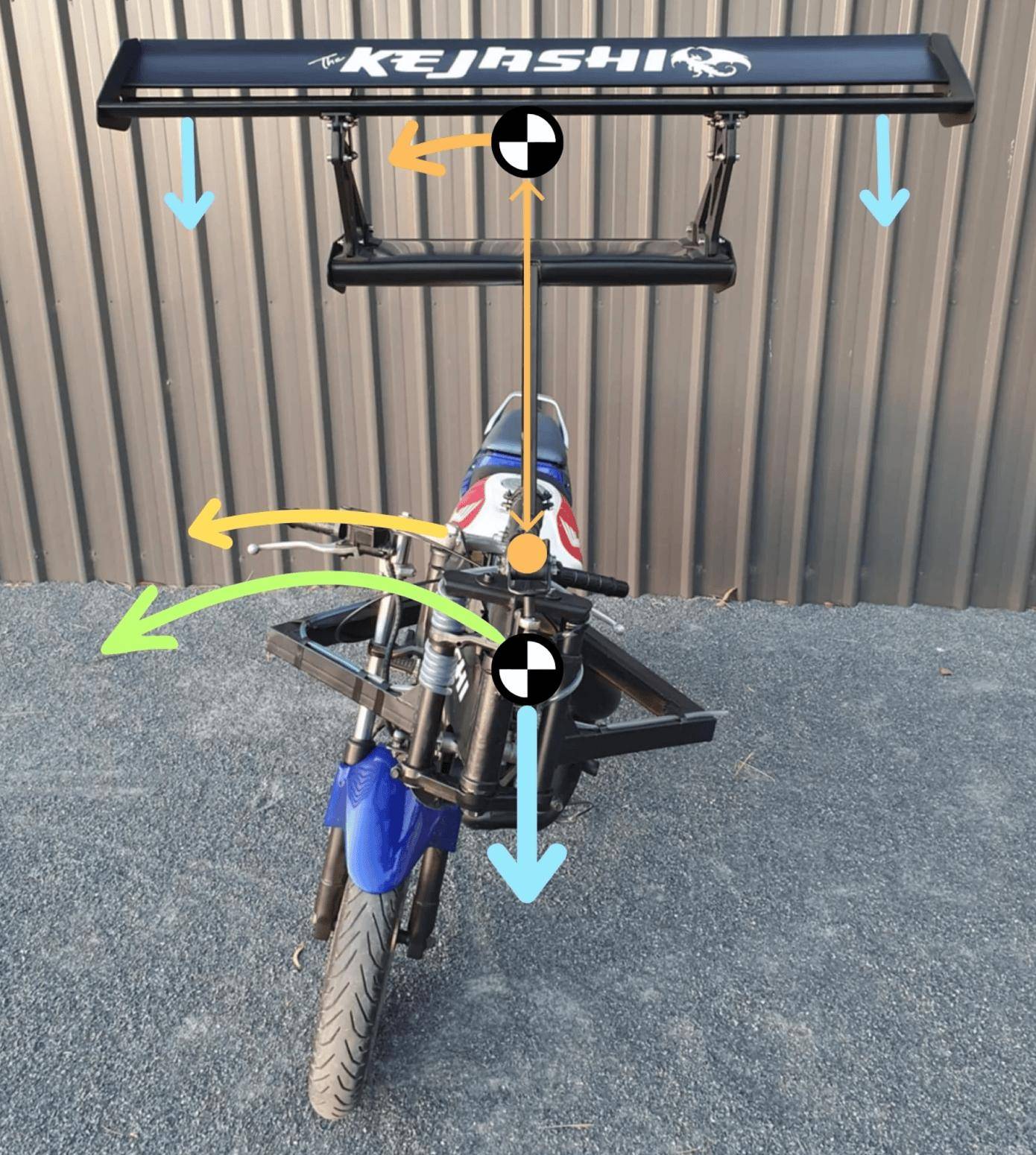 Chiếc xe nặng khoảng 130kg với tốc độ tối đa 150km/h